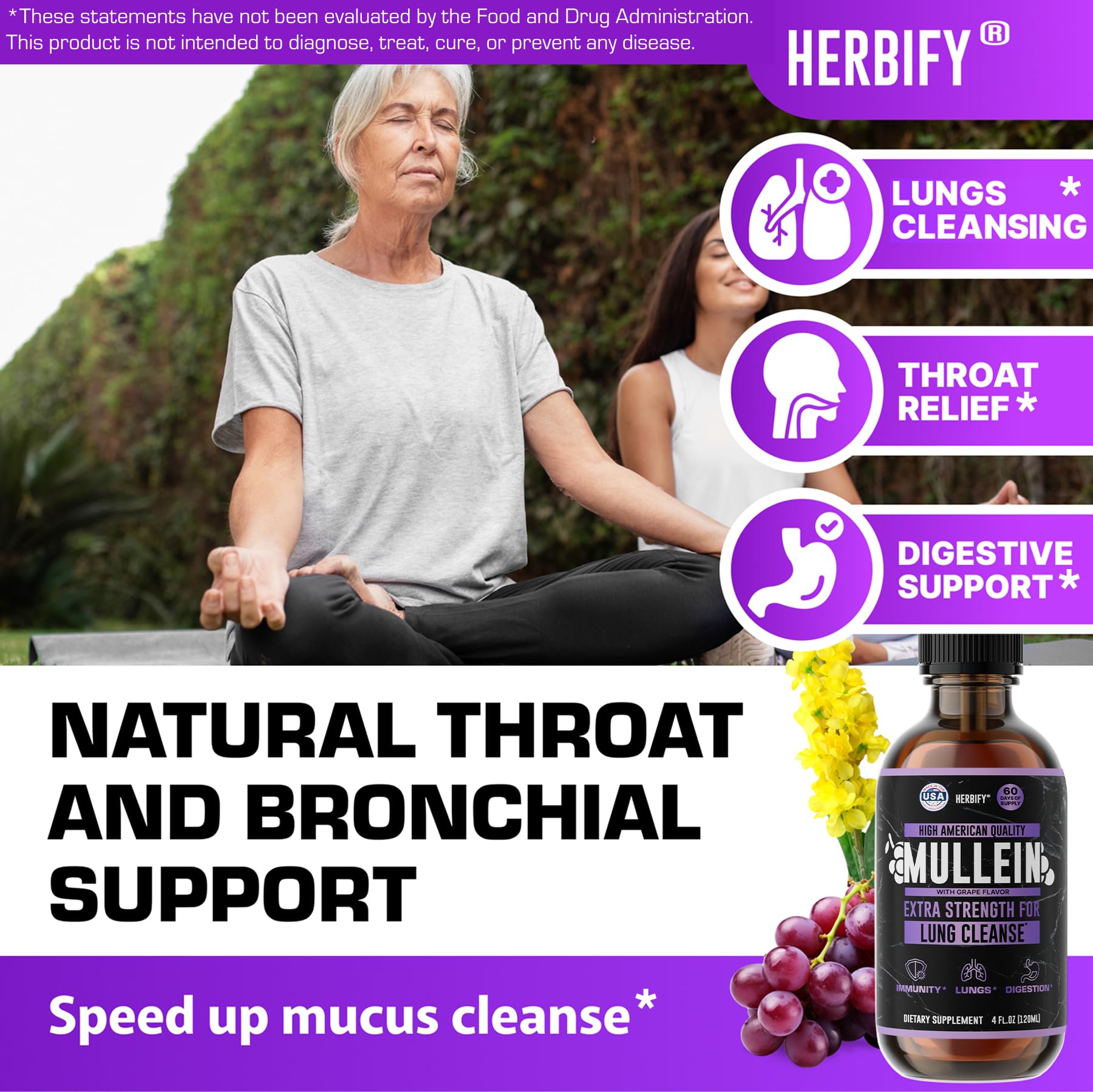 HERBIFY Mullein Tincture 290g ingredients list