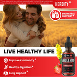 HERBIFY Mullein Tincture 299g back view with ingredient list