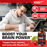 HERBIFY Vitamin B12 Liquid Drops 168g bottle with label