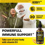 HERBIFY Vitamin D3 Drops 10000 IU lifestyle scene