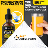 HERBIFY Vitamin D3 Drops 10000 IU packaging