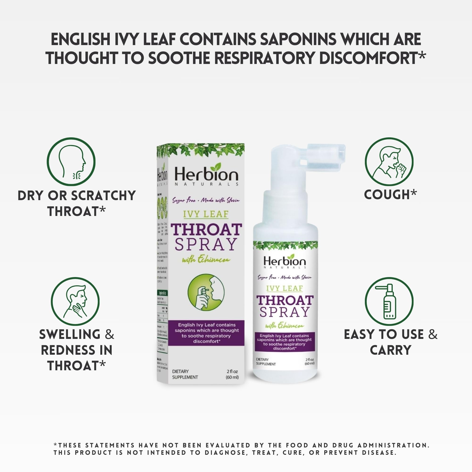HERBION Echinacea Throat Spray 91g packaging