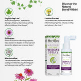 HERBION Echinacea Throat Spray 91g side view