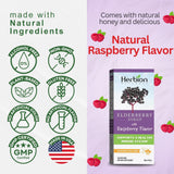 HERBION Elderberry Syrup 640mg lifestyle scene with family