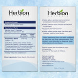 HERBION Memory Support Capsules side view showing vegicaps