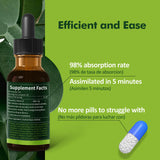 Herbmood Liver Drops 30ml bottle side view