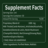 Herbmood Liver Drops 30ml packaging display