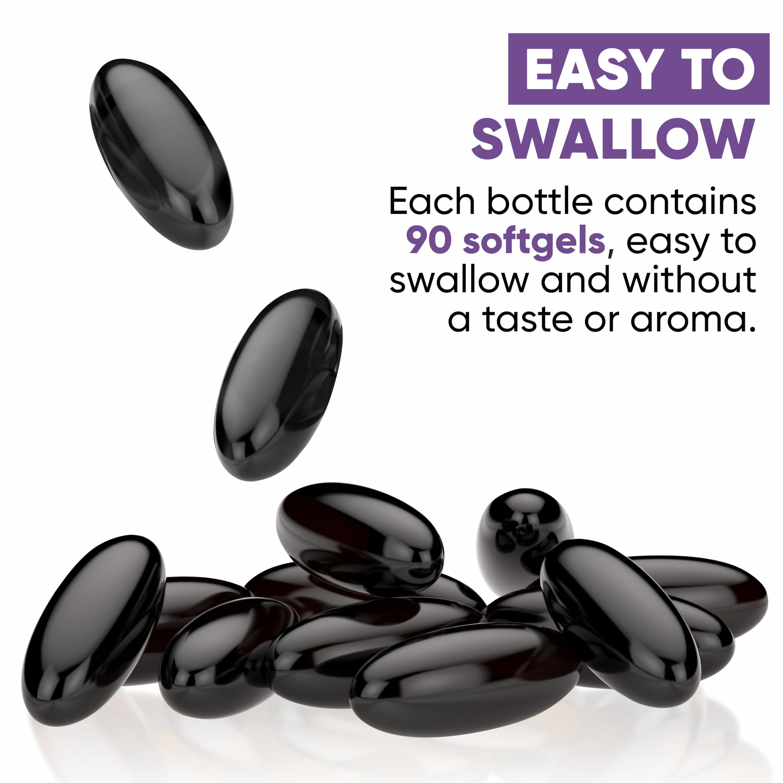 HERBOGANIC Black Seed Oil Capsules 500mg nutritional information