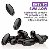 HERBOGANIC Black Seed Oil Capsules 500mg nutritional information