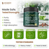Herbpy 7-Herb Clove Bud Supplement side view