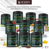 Herbpy Ashwagandha Supplement dark jar with capsules displayed