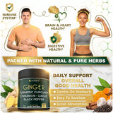 Herbpy Ginger Root Extract 5-in-1 Vegan Capsules side view