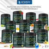 Herbpy Magnesium Glycinate product packaging with ingredients