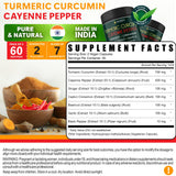 Herbpy Turmeric Curcumin Supplement capsules in hand