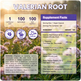 Herbpy Valerian Root Supplement 5in1 on a wooden table