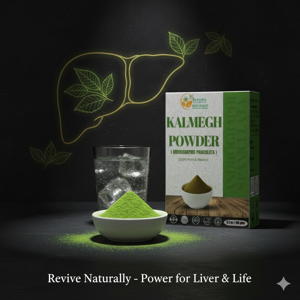 Herbs Botanica Kalmegh Powder alongside other herbal ingredients