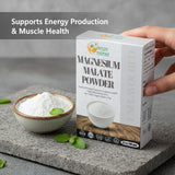 Herbs Botanica Magnesium Malate Powder 118g close-up of powder
