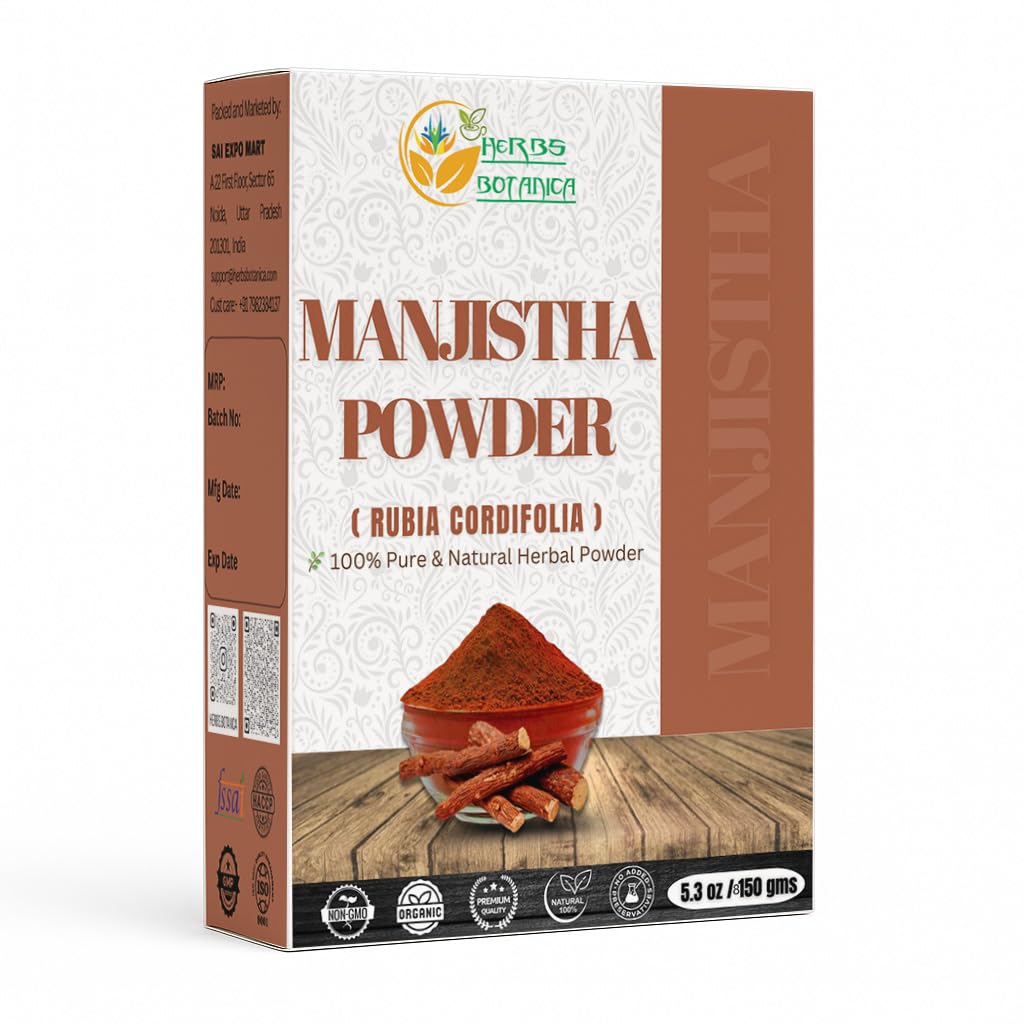 Herbs Botanica Manjistha Powder 180g front view