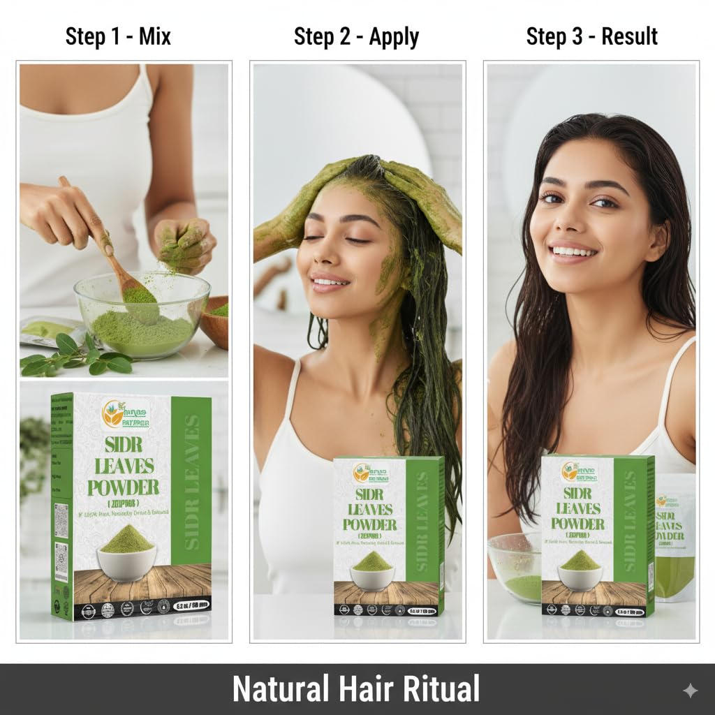 Herbs Botanica Sidr Leaves Powder packaging and label