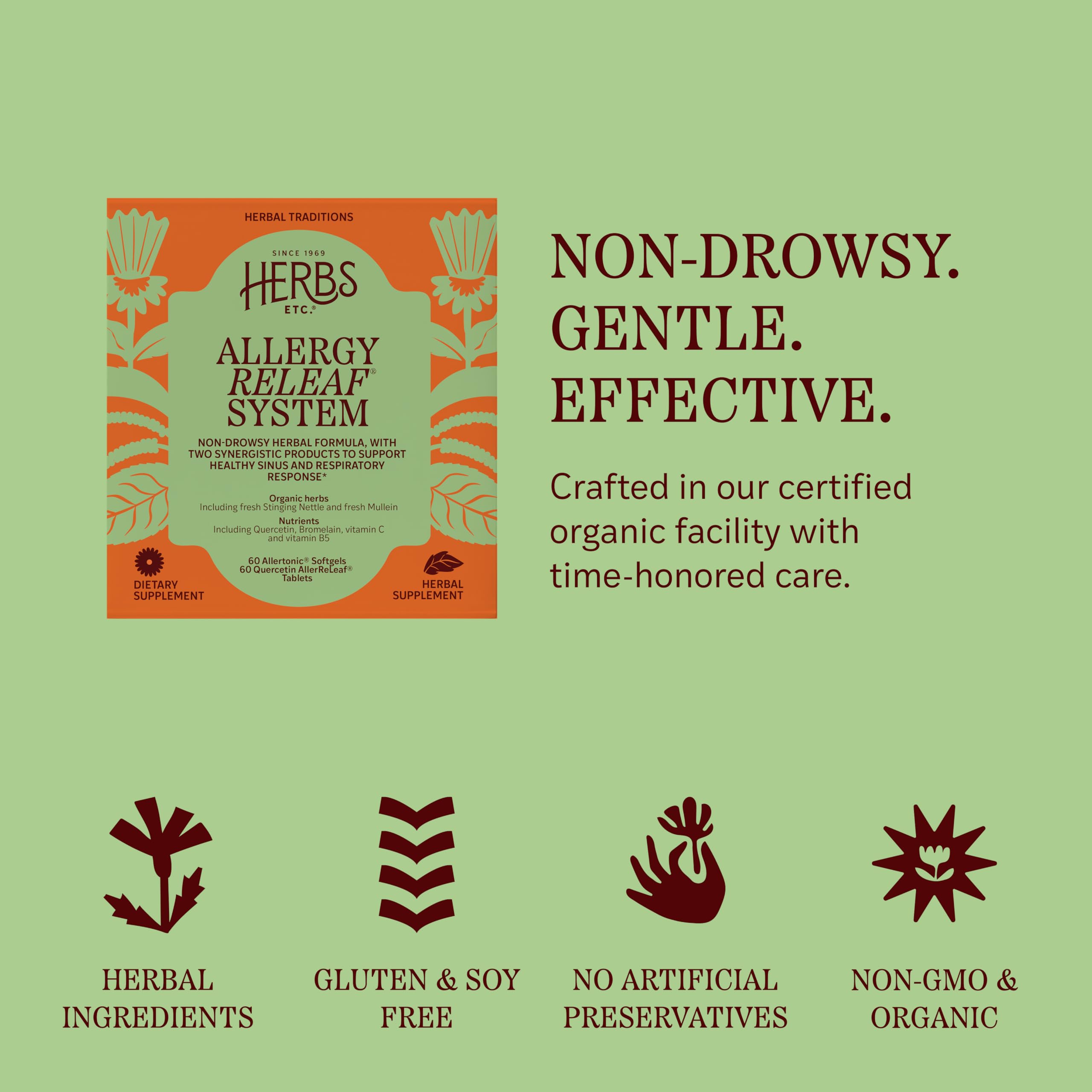 Herbs Etc. Allergy ReLeaf System herbal ingredients overview