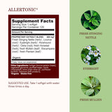 Herbs Etc. Allertonic Softgels back view with ingredient list
