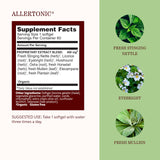 Herbs Etc. Allertonic Softgels back view with ingredient list