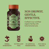 Herbs Etc. Allertonic Softgels opened bottle with capsules