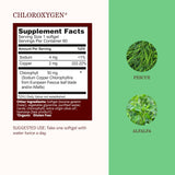 Herbs Etc. ChlorOxygen Chlorophyll Softgels side view