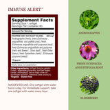 Herbs Etc. daily wellness Alert Softgels with Echinacea and Andrographis ingredients list