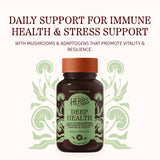 Herbs Etc. Deep Health Softgels side view showing capsule