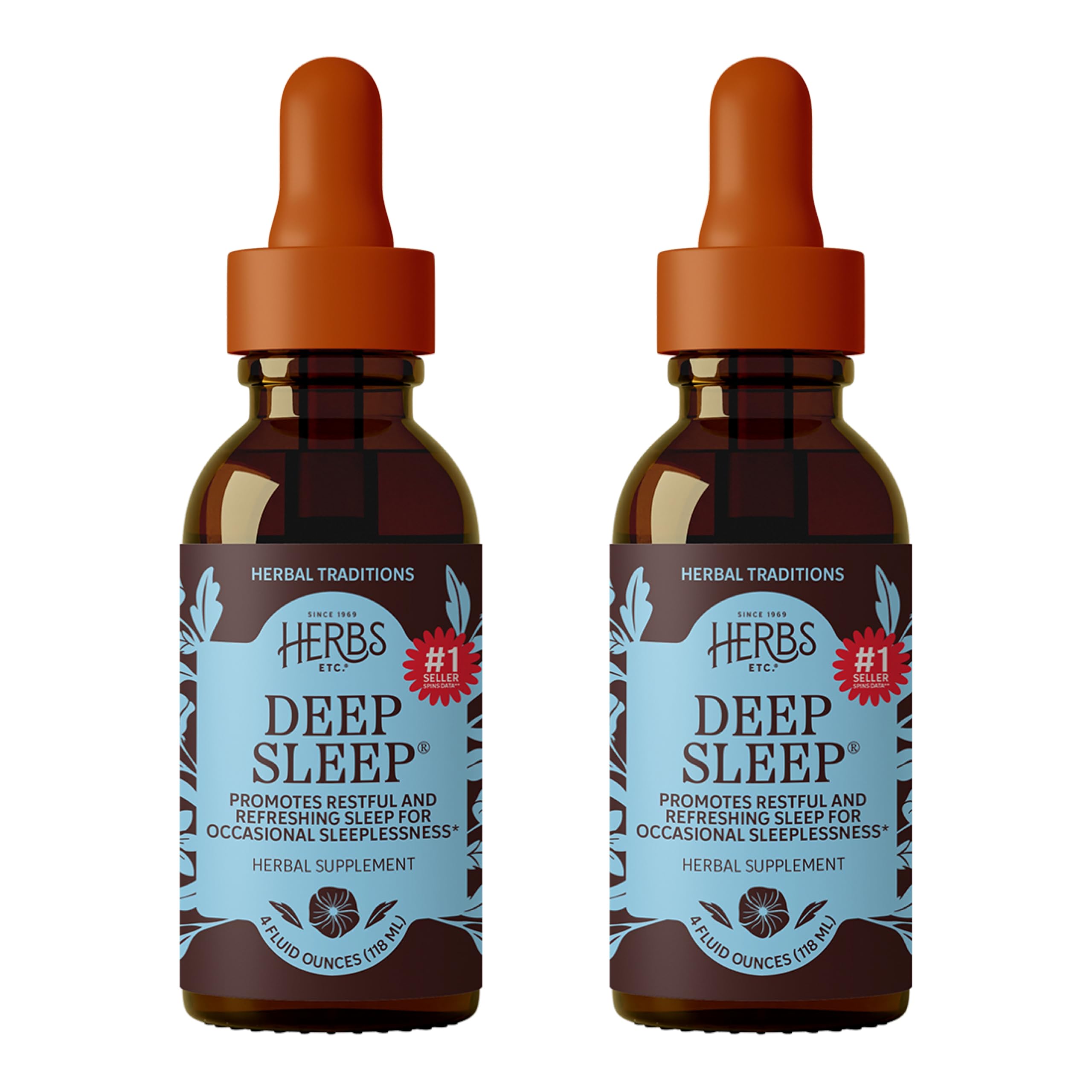 Herbs Etc. Deep Sleep Classic Liquid Extract 4 Fl Oz front view