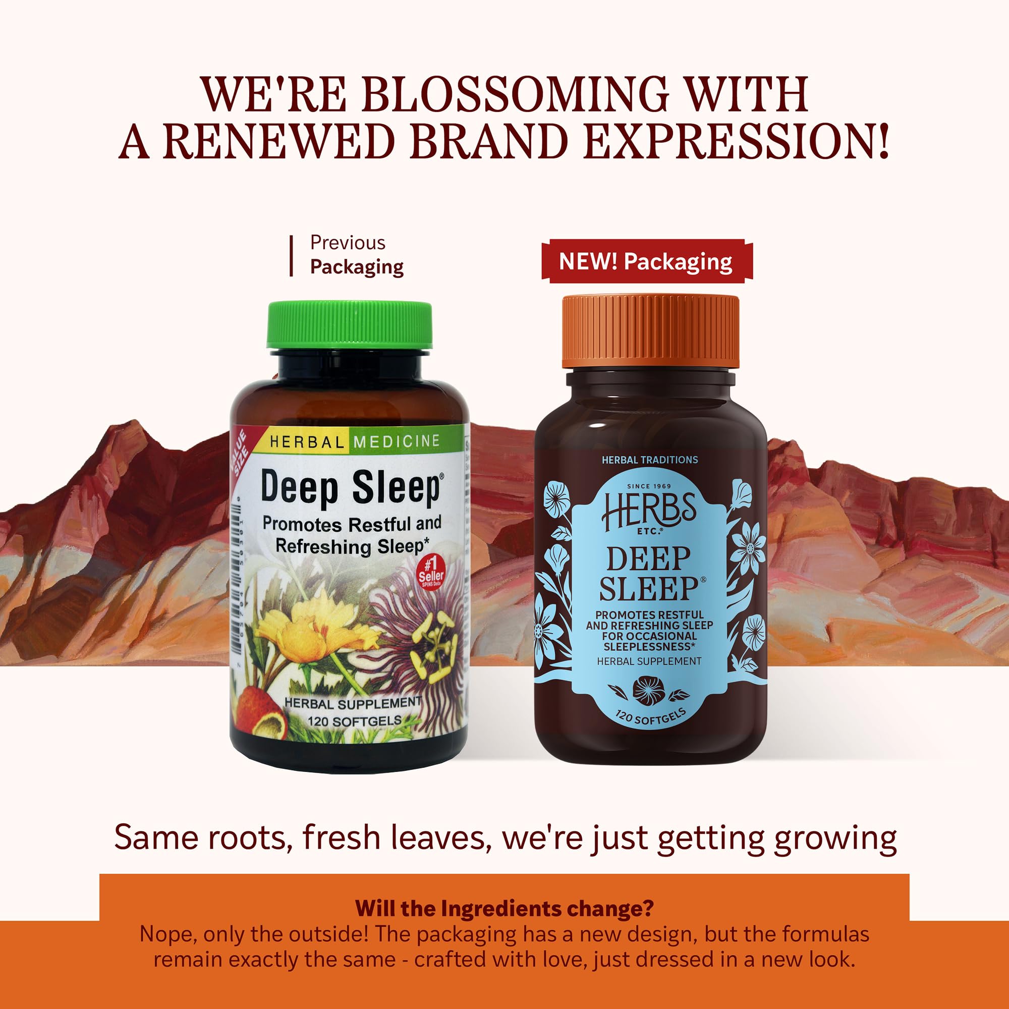 Herbs Etc. Deep Sleep Softgels packaging