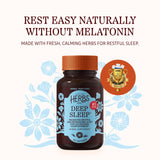 Herbs Etc. Deep Sleep Softgels side view with ingredients list