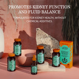 Herbs Etc. Kidney Tonic Softgels opened bottle with softgels displayed