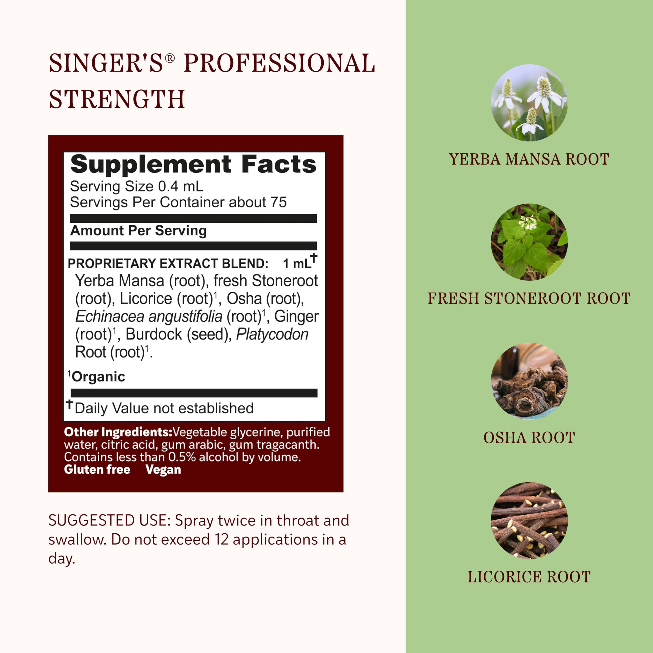 Herbs Etc. Singer's Saving Grace Throat Spray side view