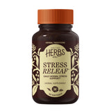 Herbs Etc. Stress ReLeaf Softgels front view with packaging