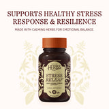 Herbs Etc. Stress ReLeaf Softgels side view showing softgel