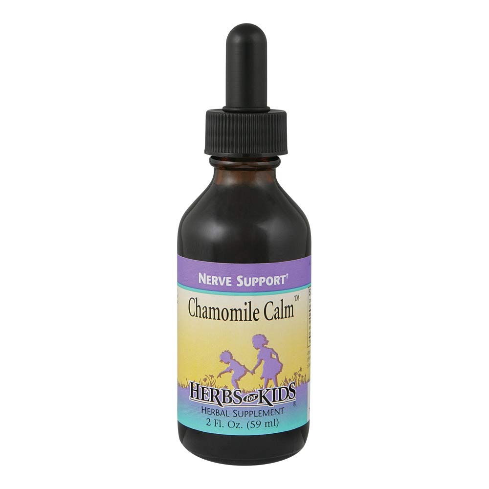 Herbs For Kids Chamomile Calm herbal liquid supplement 113g bottle front view