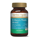 Herbs of Gold St Mary's Thistle 35000 supplement front view packaging