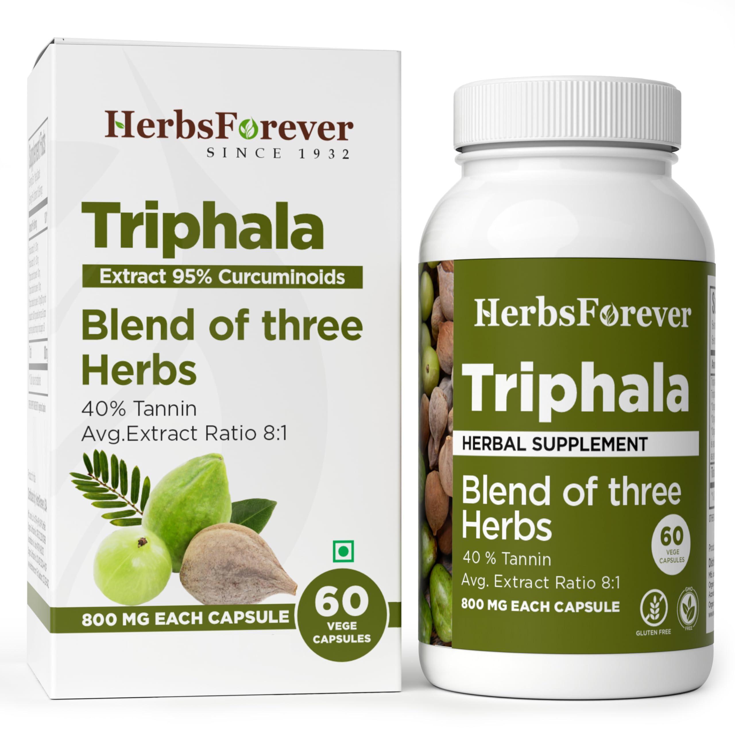 Herbsforever Colon Cleanse Capsules front view with packaging