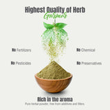 Herbsforever Gymnema Sylvestre supplement with a measuring spoon
