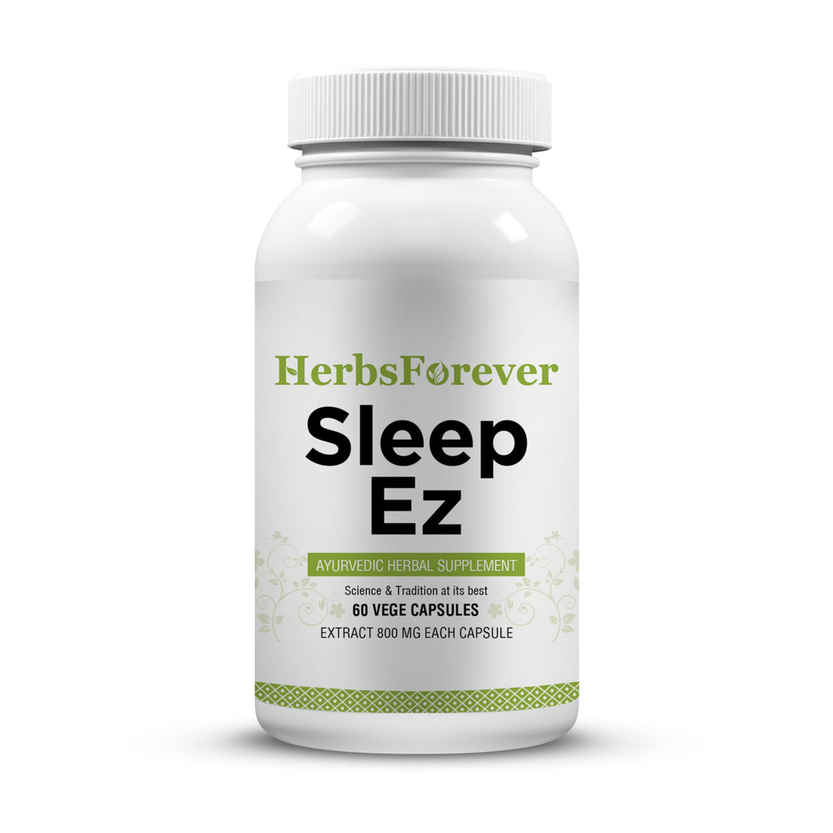 Herbsforever Sleep Ez 60 vegan capsules front view