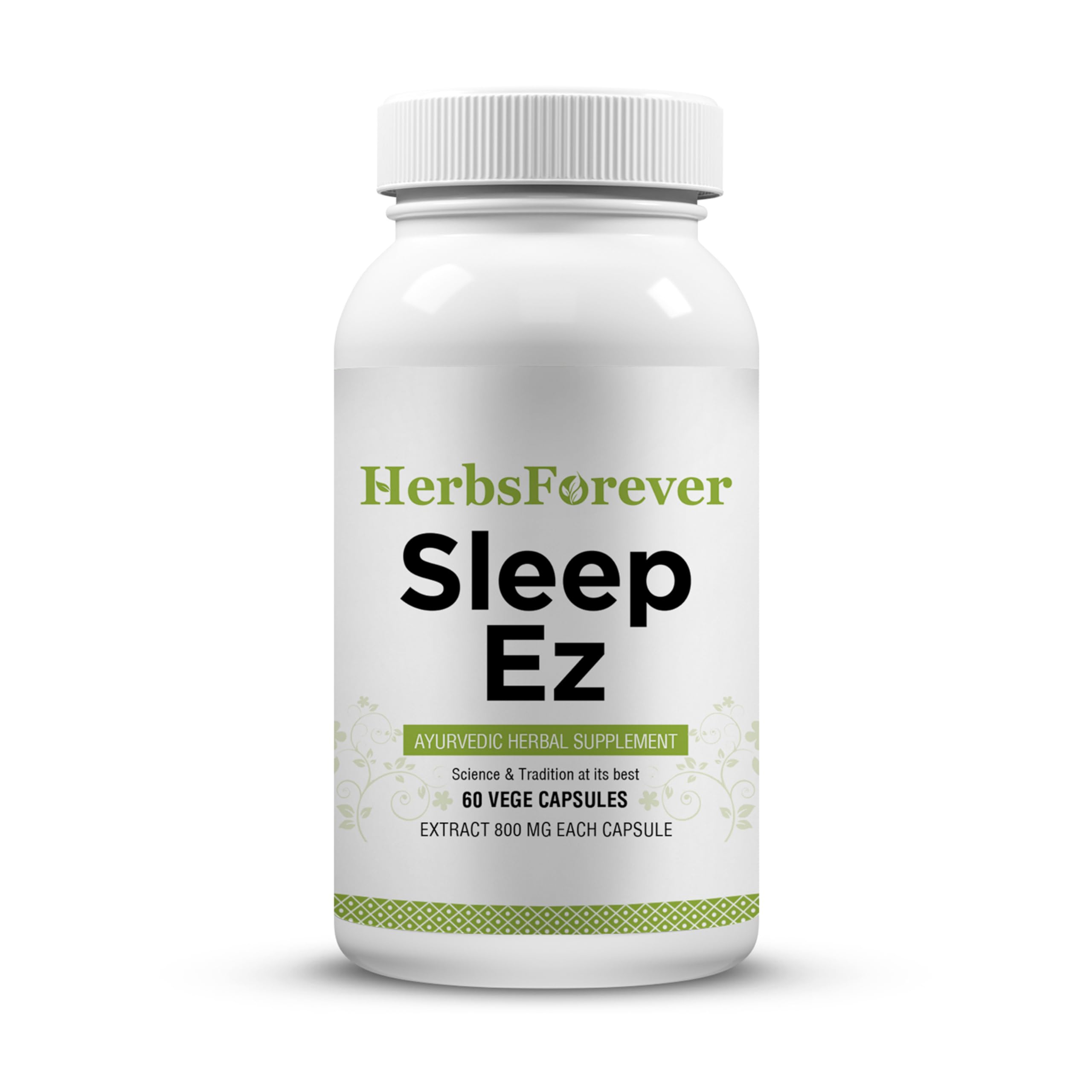 Herbsforever Sleep Ez 60 vegan capsules front view
