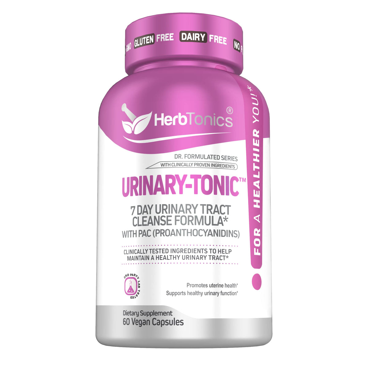 Herbtonics Cranberry Extract Supplement front view