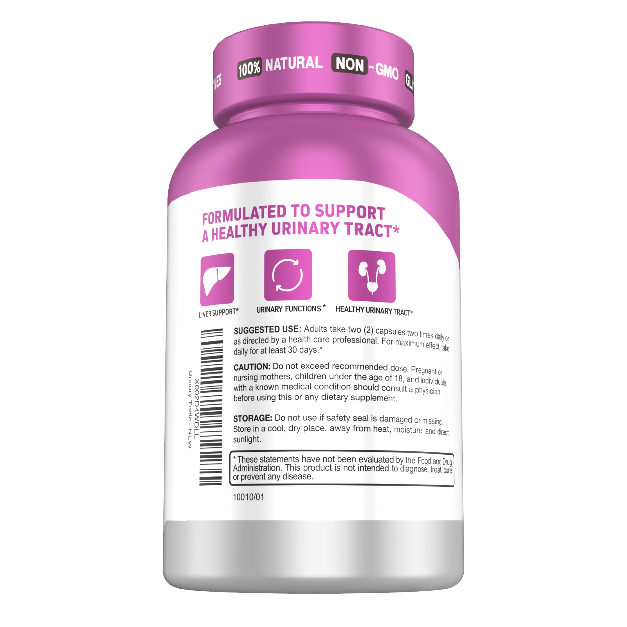 Herbtonics Cranberry Supplement 118g packaging