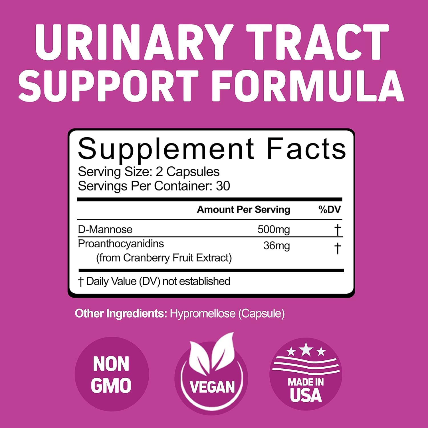 Herbtonics Cranberry Supplement capsules close-up