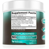 Herbtonics Creatine Monohydrate 5000mg unflavoured powder in glass