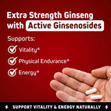 Herbtonics Korean Red Panax Ginseng 1500mg supplement packaging