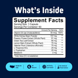 Herbtonics Sleep & a balanced routine Support Capsules on a table
