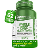 Herbtonics Teen Multivitamins 60 Capsules front view